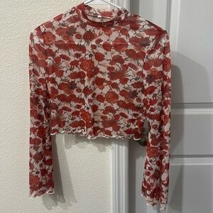 Women’s sheer crop top